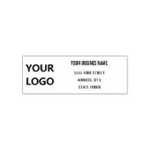 Aangepaste naam adres gepersonaliseerde zelfinkend zelfinktende stempel (Design)