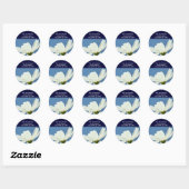 Aangepaste naam Adres Label Stickers Witte Madelie (Vel)