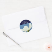 Aangepaste naam Adres Label Stickers Witte Madelie (Envelop)