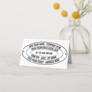 Aangepaste naam Adres Website Telefoon Loyaliteit  Klantenkaartje