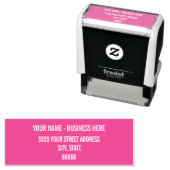 Aangepaste naam Adres Zelfinkting Stempel Kies Kle (In situ)