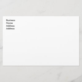 Aangepaste naam adresenvelop briefpapier