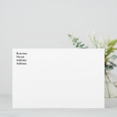 Aangepaste naam adresenvelop briefpapier (Staand voorkant)