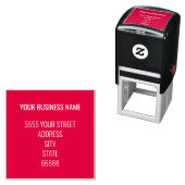 Aangepaste naam Adreskleuren Zelfinkkend Stempel (In situ)