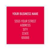 Aangepaste naam Adreskleuren Zelfinkkend Stempel (Design)