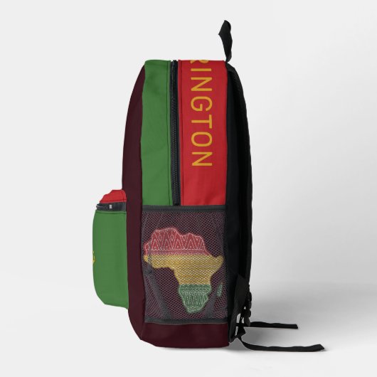 Aangepaste naam Afrika Bedrukte Rugzak (Rechts)