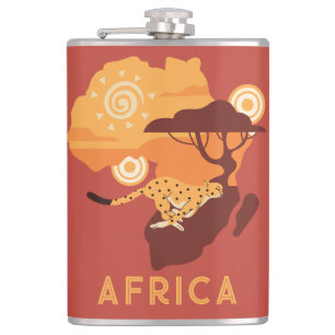 Aangepaste naam Afrika Heupfles