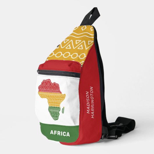 Aangepaste naam Afrika Sling Bag (Rechterhoek)