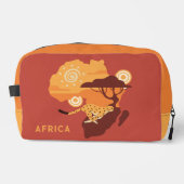 Aangepaste naam Afrika Toilettasje (Voorkant)