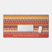 Aangepaste naam Afrikaans patroon Bureaumat (Keyboard & Muis)