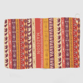 Aangepaste naam Afrikaans patroon Golfhanddoek (Horizontaal)