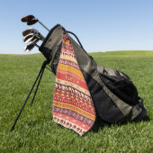 Aangepaste naam Afrikaans patroon Golfhanddoek (Groen)