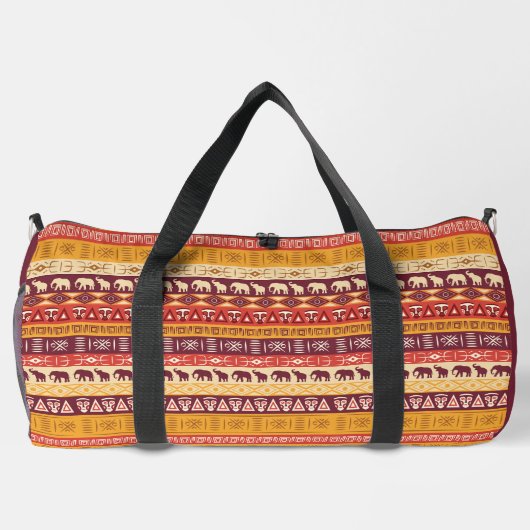 Aangepaste naam Afrikaans patroon Plunjezak (Achterkant)