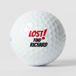 Aangepaste naam afspelen en funny Lost Gol persona Golfballen
