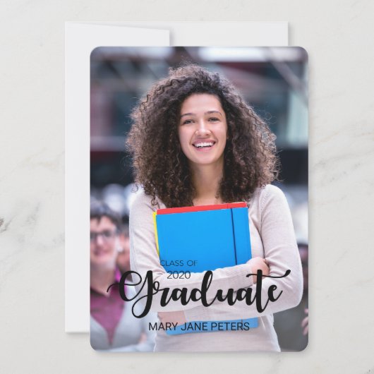 Aangepaste naam afstudeerfoto aankondiging 2020 (Voorkant)