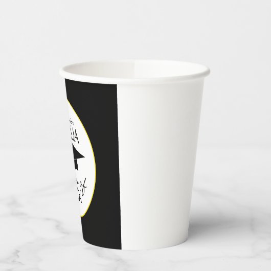 Aangepaste naam Afstuderen CenterPiece Papieren Bekers (Links)