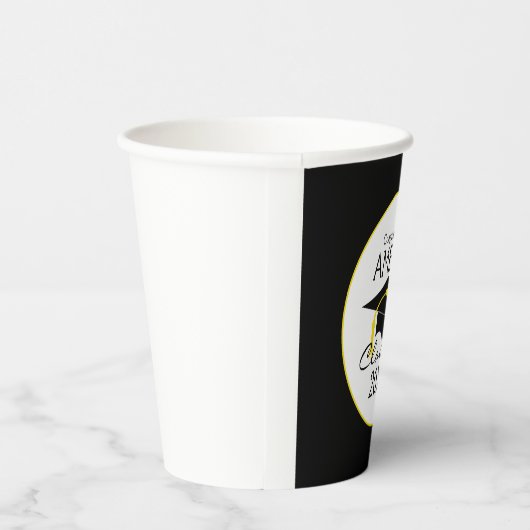 Aangepaste naam Afstuderen CenterPiece Papieren Bekers (Rechts)