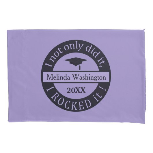 Aangepaste naam afstuderen en kussensloop jaar (Voorkant)