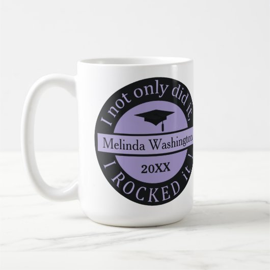 Aangepaste naam afstuderen en mok jaar (Links)