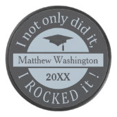 Aangepaste naam afstuderen & hockey puck (Voorkant)