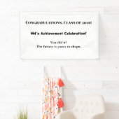 Aangepaste Naam Afstuderen Party Banner Klasse van (Insitu)