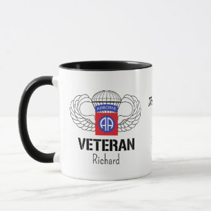 Aangepaste naam Airborne Veteran Mok