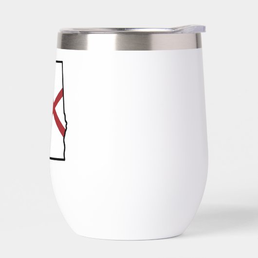 Aangepaste naam Alabama Vlag en State Flower Camel (Links)