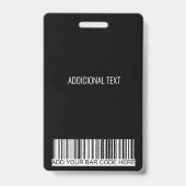 Aangepaste naam alles-toegangspas concert badge (Achterkant)
