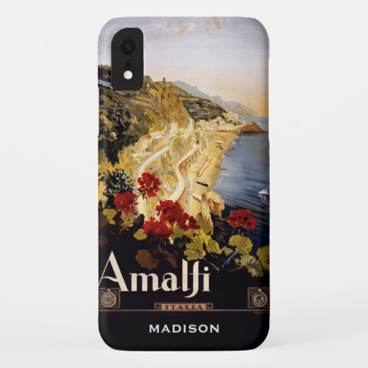 Aangepaste naam: Amalfi Italië telefonische zaken Case-Mate iPhone Case (Achterkant)