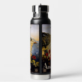 Aangepaste naam Amalfi Italië Waterfles (Rechts)