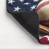 Aangepaste naam American Baseball Muismat (Hoek)
