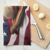 Aangepaste naam American Baseball Theedoek (Quarter Fold)