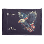 Aangepaste naam American Eagle Kussensloop (Achterkant)