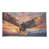 Aangepaste naam American Eagle Kussensloop (Achterkant)