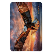 Aangepaste naam American Eagle Magneet (Verticaal)
