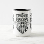 Aangepaste naam "American Motocycles" mokken (Midden)