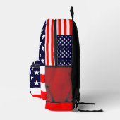 Aangepaste naam Amerikaanse vlag jongens rugzak (Rechts)