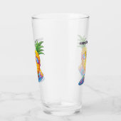 Aangepaste naam ananassolsurfer glas (Rechts)