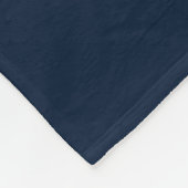 Aangepaste naam anker boot fleece deken (Hoek)