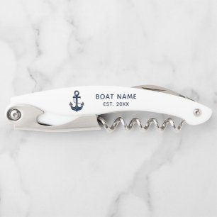 Aangepaste naam anker boot kurkentrekker