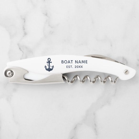 Aangepaste naam anker boot kurkentrekker (Voorkant)