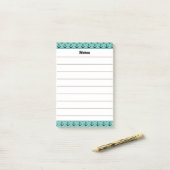 Aangepaste naam Anker Design Notitieblok Post-it® Notes (Op bureau)