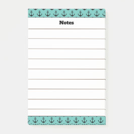 Aangepaste naam Anker Design Notitieblok Post-it® Notes