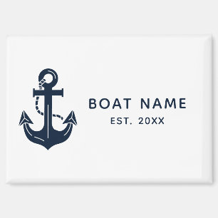 Aangepaste naam anker voor boot magneet