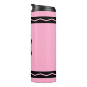 Aangepaste naam Annenroze Crayon Drink Tumbler Thermosbeker (Geroteerd rechts)