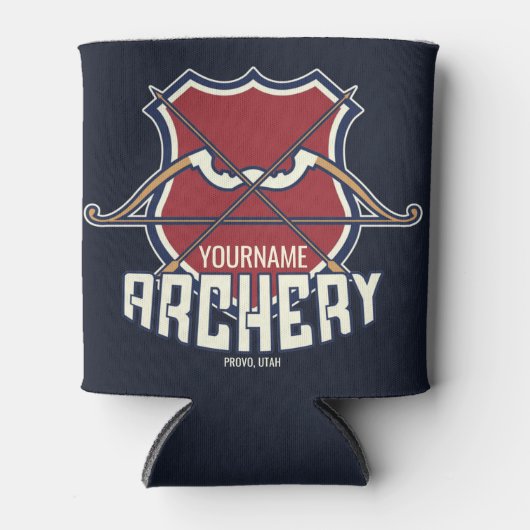 Aangepaste naam Archery Sports Recurve Bow Arro Blikjeskoeler (Voorkant)