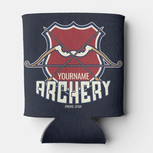 Aangepaste naam Archery Sports Recurve Bow Arro Blikjeskoeler (Achterkant)