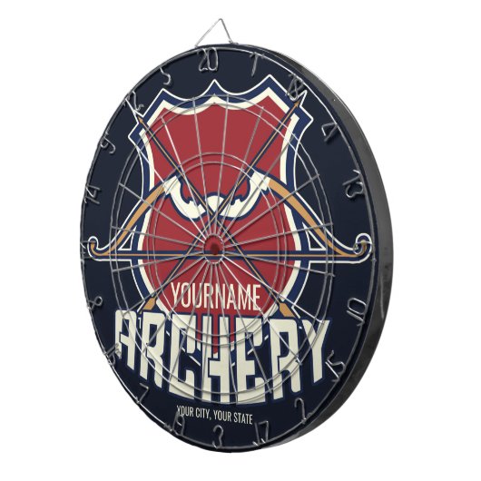 Aangepaste NAAM Archery Sports Recurve Bow Arrow Dartbord (Voorkant Rechts)