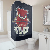 Aangepaste NAAM Archery Sports Recurve Bow Arrow Douchegordijn (In situ)