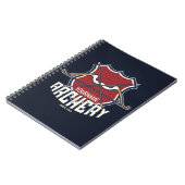 Aangepaste NAAM Archery Sports Recurve Bow Arrow Notitieboek (Linkerzijde)